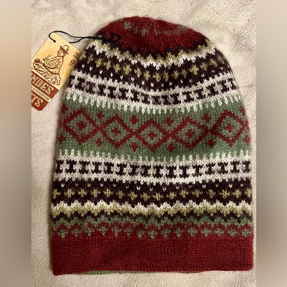 Andes Handmade Knitted Hats, Multi coloed - Picture 1 of 3